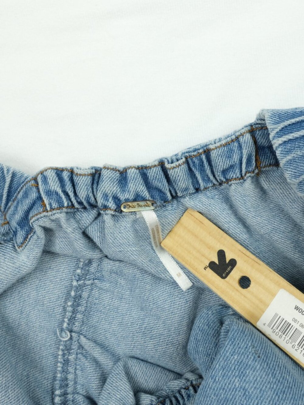 Light Blue Denim Babydoll Dress - Picture 9 of 13